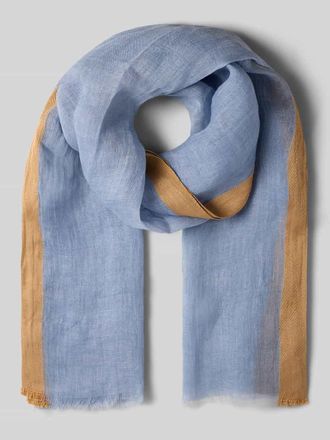 Altea Schal mit Fransenabschl&uuml;ssen in Bleu, Gr&ouml;&szlig;e 1