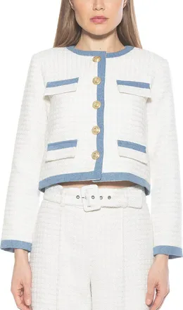 Alexia Admor Rose Tweed Jacket