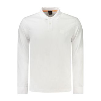 HUGO BOSS Bianco Cotton Mens Mens Polo