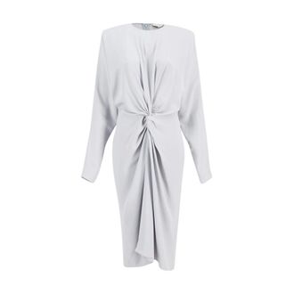 Stella McCartney Dames, Jurken, Blauw, Maat: XS Satijn