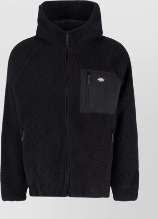 Dickies hooded fleece sweatshirt zip pocket