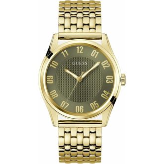 Guess Tate Gw0895G2 Horloge - Heren - Accessoires - Geel - Maat: ONE Size