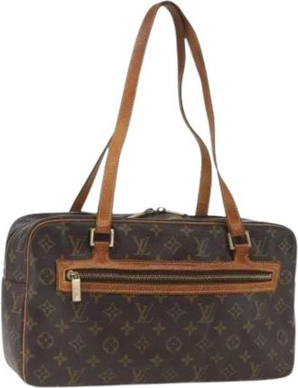 Louis Vuitton Pre-owned Shoulder Bags, female, Brown, Size: ONE SIZE Pre-owned Canvas Shoulder Bag