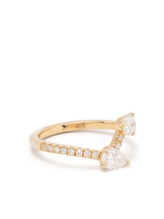 Loyal.e Paris Anello Toi+Moi in oro giallo 18 carati con diamanti