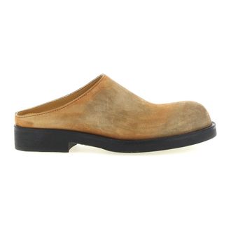 Maison Margiela Schoenen, Heren, Beige, 45 EU, Leer, Biker Mule