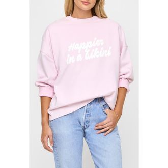 L*Space Legend Cover-Up Sweatshirt in Blush at Nordstrom Rack, Size X-Small