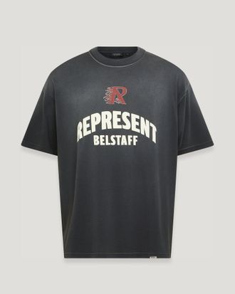 Belstaff Belstaff Camiseta Flame Phoenix X Represent para hombre Punto de algod&oacute;n Gris sombra L