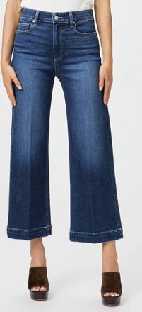 Paige Womens Anessa Ankle Wide Leg Jeans In Foreign Film