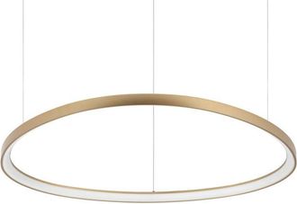 Ideal Lux Ideal Lux GEMINI 105cm Integrated LED Pendant Ceiling Light Brass, 3000K