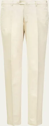 Loro Piana Mens Slim Sport Cotton Dyed Trousers