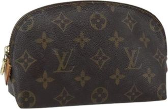 Louis Vuitton Pre-owned Clutches, female, Brown, Size: ONE SIZE Pre-owned Canvas Clutch