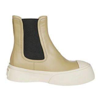 Marni Chelsea Boots, female, Beige, 5 UK, Classic Chelsea Boot