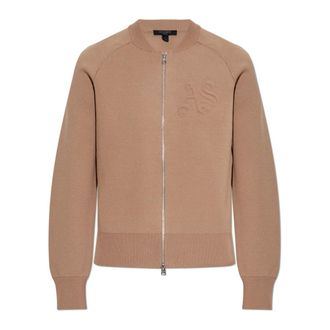 AllSaints Cardigans, female, Beige, Size: XS Sonny Zip Up Cardigan