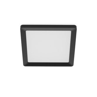 Philips Plaf&oacute;n Cuadrado Negro Valen, 13 W, 1550 Im, 2200-6500 K, 295 X 37 X 295 Mm