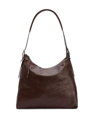 Christophe Lemaire belted leather tote bag - unisex - Calf Leather - OS - Brown