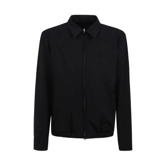 Herno Light Jackets, male, Black, Size: XL Shacket Giubbino