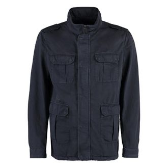 Herno Light Jackets, male, Blue, Size: 2XL Field Jacket