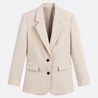 La Redoute Collections Strak gesneden blazer met &eacute;&eacute;n rij knopen