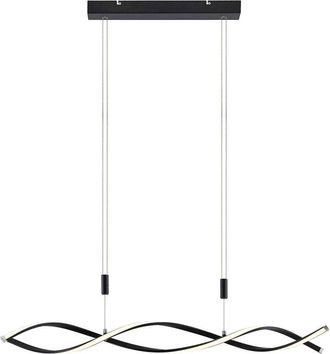 Lindby Lámpara colgante Welina en Negro de Metal - Lindby