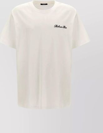 Balmain cotton logo-embroidered regular-fit t-shirt