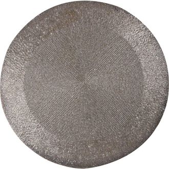 Tiramisu Jewel Beaded Placemat in Silver at Nordstrom Rack