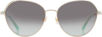 Kate Spade New York Grey Shaded Green Pilot Ladies Sunglasses OCTAVIA/G/S 0PEF/IB 59