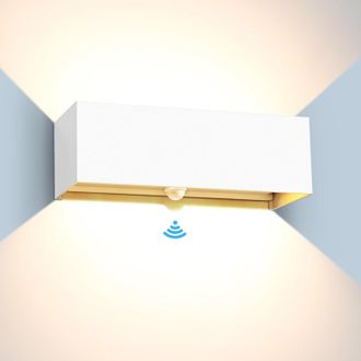 OEM Applique Da Parete Per Esterni Da 30 W Con Sensore Di Movimento, Luce Da Parete A Led Bianca 3000 K, Illuminazione Esterna Per Facciate In Alluminio R
