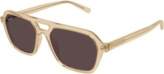 Saint Laurent SL 905 Zonnebril - unisex - Zonnebrillen - Geel - 55 MM - Accessoires