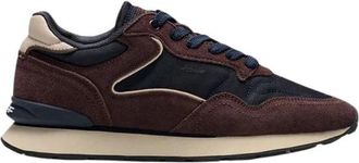 Hoff City - Heren - Sneakers - Bruin - 42 EU - Leer - Schoenen