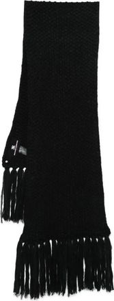 Ermanno Scervino Sciarpa con frange - Nero