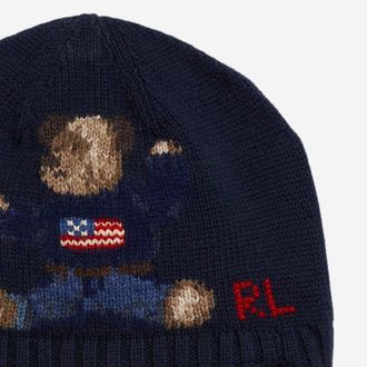 Polo Ralph Lauren 320980661 Wool With Ear Flaps Beanie - Navy