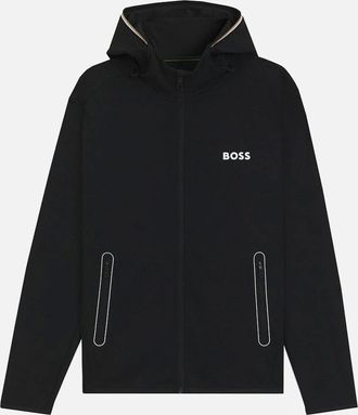 HUGO BOSS Mens Hugo Boss Mens Black Sicon Tracksuit Jacket. - Size: 40/Regular