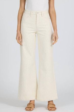 Dear John Denim Fiona Wide Leg Jean In Wheat Lace