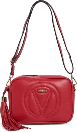 Mario Valentino Mia Signature Crossbody Bag in Red at Nordstrom Rack