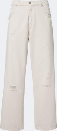 Our Legacy Vast Cut distressed wide-leg jeans
