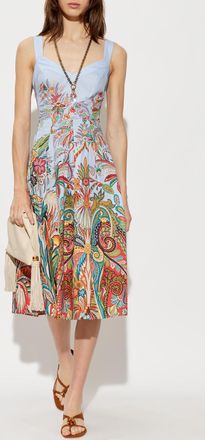 Etro Dress With Print, Womens, Multicolour
