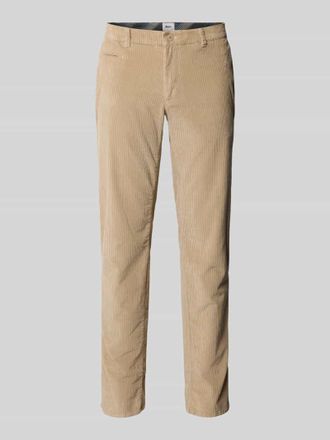 Brax Brax Slim Fit Cordhose mit Gesäßtaschen Modell Fabio in Kitt, Größe 32/30