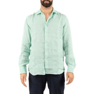 Saint Barth Heren, Overhemden, Groen, Maat: XL