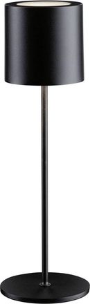 Paulmann L&aacute;mpara Paulmann Tuni Negra Compacta Recargable 10,5x35 Cm