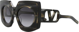Valentino Womens Vls-127A53 53Mm Sunglasses