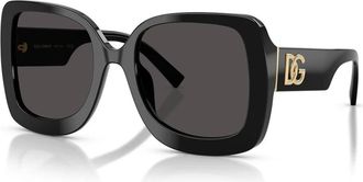 Dolce & Gabbana Sunglasses - female - Dolce & Gabbana - Sunglasses - Black - 55 MM - Accessories
