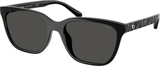Coach Cae86 HC 8429D 500287 56mm Womens Square Sunglasses