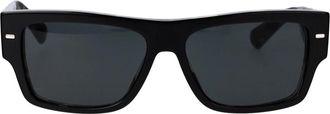 Dolce & Gabbana Stijlvolle herenzonnebril Model 0Dg 4451 - Heren - Zonnebrillen - Zwart - 55 MM - Accessoires