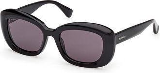 Max Mara MM0170 01A Womens Sunglasses Black Size 53