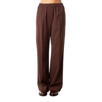 Max Mara Petra Broek - Dames - Broeken - Bruin - Maat: L Wol
