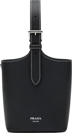 Prada Borsa A Mano - Dames - Schoudertassen - Zwart - ONE Size - Tassen