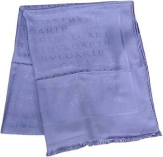 Bulgari Pre-owned Scarves, female, Purple, Size: ONE SIZE Pre-owned Stole