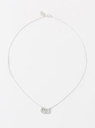 Clio Blue Womens Interlaced hoop chain