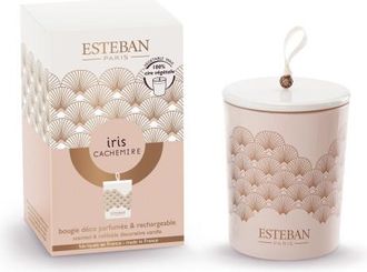 Esteban Paris Parfums Vela Decorativa Perfumada 180g Iris Cachemire / Esteban