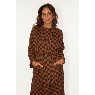 Ace & Jig Ryan Wraparound Fitted Robe Jacket in Reason at Nordstrom, Size 3X-Large